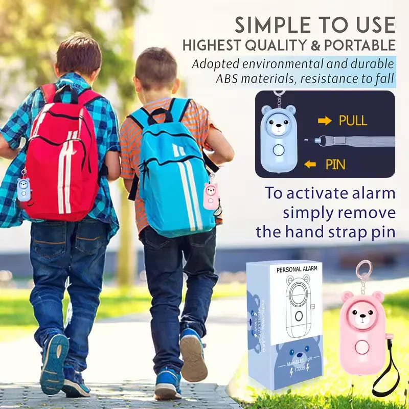 Kids Security Protection Alarm - Bear (130dB)