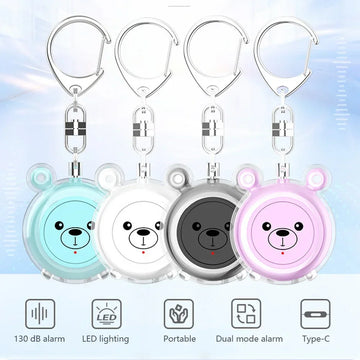 Dual Mode Protection Alarm - Button Bear (130dB)