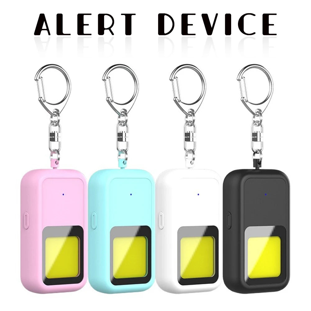 Self Defence Alarm Keychain w/ LED